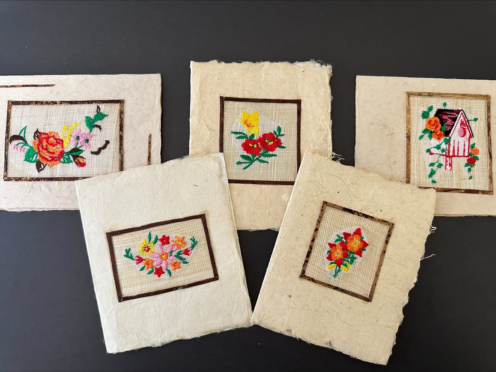 Handmade Christmas cards.
